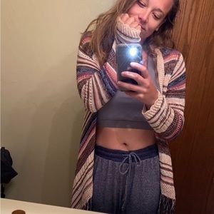 American Rag Boho Fringe Cardigan